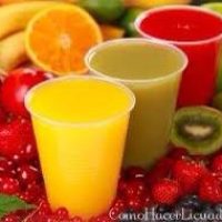 Aguas de sabores de frutas